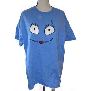 Gildan XL Disney’s The Nightmare Before Christmas Sally T-shirt Baby Blue